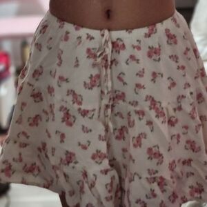 Floral Print Women's Skirt